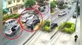 Así escapó conductor de ocho delincuentes que atacaron a balazos su camioneta en el Callao
