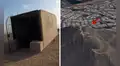 Esta misteriosa casa fue construida en la cima de un cerro en La Molina: tiene patio, baño y un estrado