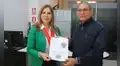 Presidenta de la Corte de La Libertad entrega endosos judiciales pendientes en Otuzco