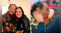 Melcochita y su novia de 22 años sorprenden al ‘casarse’ y sellan su amor con apasionado beso