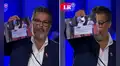 Llaman la atención al médico José Recoba de Fuerza Popular por mostrar una foto de Pedro Castillo durante el debate
