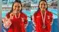 Nadadora peruana Yasmín Silva ganó la medalla de plata en el Circuito Mare Nostrum 2026 de Mónaco