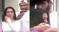 Mario Irivarren es ampayado besando y abrazando a joven muy parecida a Onelia Molina en plena vía pública