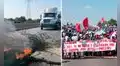 Paro agrario: suspenden viajes interprovinciales en estas regiones del Perú ante bloqueo de vías
