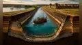 El canal artificial del Imperio Romano hallado en Alemania que conectaba un río y fortalecía rutas militares hace 2.000 años