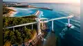 Corea del Sur desafía la ingeniería con una pasarela gigante de 108 m sobre la unión del río y el mar: inversión supera US$5 millones
