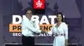 Keiko Fujimori y Roberto Sánchez se dan la la mano a minutos del debate presidencial: así fue el saludo