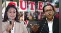 Sutep se declara neutral frente al fujimorismo, mientras la CGTP y otros gremios respaldan a Sánchez