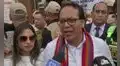 Roberto Sánchez votó en San Borja y llamo a aceptar resultados: "Respetemos el voto libre"