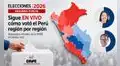 Resultados ONPE 2026 EN VIVO: Mapa interactivo de cómo votó cada región del Perú