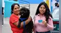 ¡Una compañía especial! Ciudadanos acudieron a votar junto a sus perritos en la segunda vuelta electoral 2026