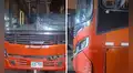 Atacan bus de El Rápido con pasajeros a bordo y dejan mensaje extorsivo en Carabayllo