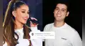 Ariana Grande causa revuelo con peculiar pedido al hijo de Alfredo Benavides en redes: "¿Me prestas esto, por favor?"