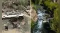 Custer con 25 pasajeros cae al río Chancay en la zona altoandina de la provincia de Huaral
