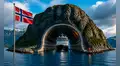 Noruega iniciará la construcción del primer túnel del mundo para barcos y cruceros: atravesará una montaña y estaría listo en 2032