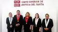Corte Superior de Justicia del Santa incorporó a cuatro jueces titulares