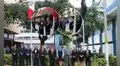 Corte de Lambayeque inició la semana laboral con ceremonia de izamiento del pabellón nacional y la bandera del Poder Judicial