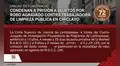 Condenan a prisión a sujetos por robo agravado contra trabajadora de limpieza pública en Chiclayo