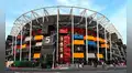 Este millonario país utilizó el primer estadio desmontable en la historia de los Mundiales: construido con 974 contenedores marítimos