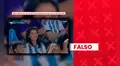 Es falso que Keiko Fujimori haya asistido a un partido del Mundial porque “demoraban en nombrarla presidenta” en Perú: video fue generado con IA