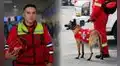 Bombero venezolano deja Perú para ayudar a las víctimas del terremoto en su país: "No es fácil volver así"