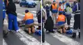 Trabajador de la Municipalidad de Lima sufre accidente en plena avenida Abancay del Centro Histórico