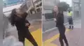 Ciudadana extranjera insulta y agrede a orientadora del Metropolitano en estación Ramón Castilla