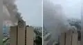 Amago de incendio en el último piso del hotel Sheraton movilizó cinco unidades de bomberos y evacuación de huéspedes