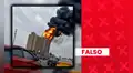 Es falso que esta imagen corresponda al amago de incendio registrado en el hotel Sheraton: fue generada con inteligencia artificial