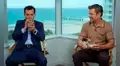 ¡Regalos del Perú! Matt Damon y John Leguizamo, protagonistas de ‘La Odisea’, fueron sorprendidos con caballos de totora