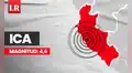 Temblor de magnitud 4,6 remeció hoy Ica, según el IGP