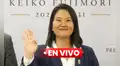 Keiko Fujimori EN VIVO: JNE entrega sus credenciales junto a Luis Galarreta y Miguel Torres