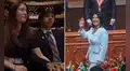 Kyara Villanella causa revuelo en redes al asistir con su novio a la ceremonia de credenciales de Keiko Fujimori como presidenta electa