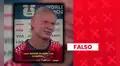 ¿Erling Haaland apoyó a Argentina?: subtítulos manipulados en video viral generaron confusión entre aficionados
