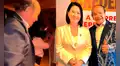 ¡Puro show! Viralizan video del preciso momento en que Melcochita le grita a Keiko Fujimori "siempre estaré contigo" en la entrega de credenciales