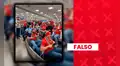 Es falso que este video muestre a aficionados noruegos realizando el ‘remo vikingo’ en un aeropuerto tras la eliminación de su selección