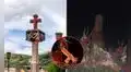 Tenía más de 400 años: fuerte sismo de magnitud 5,1 en Junín provocó el colapso de la Cruz de Cani, histórico monumento religioso del siglo XVII
