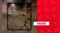 Es falsa la imagen viral que muestra una calle destruida por el sismo de Junín: fue generada con inteligencia artificial