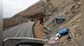Cierran el Serpentín de Pasamayo: tránsito suspendido por camión que se despistó y cayó a un abismo