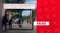 Es falso que el video de un policía abatiendo a un hombre armado corresponda a Tumbes y esté relacionado con la nueva ley del fuero militar