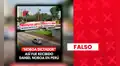 Es falsa la imagen que muestra pancartas de rechazo contra el presidente ecuatoriano Daniel Noboa en Lima: fue creada con inteligencia artificial