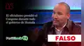 El oficialismo no presidió el Congreso durante todo el gobierno de Humala, como indicó el senador Alejandro Muñante