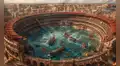 El día en que el Coliseo de Roma dejó de ser arena para convertirse en escenario de combates navales: lo inundaban en 35 minutos