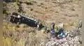 Madre fallece y esposo e hijos resultan heridos tras caída de camión a un abismo en Arequipa