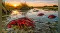 Liberaron miles de cangrejos rojos en un río de España hace 50 años: hoy los científicos admiten que ya no hay vuelta atrás