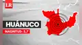 Temblor en Huánuco: sismo de magnitud 5,7 remeció Leoncio Prado esta noche, según el IGP