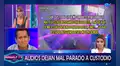 Magaly Medina desenmascara a dueño de La Bella Luz y expone audio donde le reclama a Naldy Saldaña por videos con César Sánchez