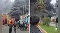 Fuerte incendio en Huaral: al menos 7 unidades de bomberos atienden emergencia en ferretería