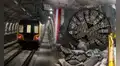 El 'monstruo' subterráneo de 1.750 toneladas que construye el Metro bajo el Callao avanza a su última estación