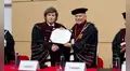 Javier Milei: docentes de Derecho de la USMP rechazan el honoris causa otorgado al presidente de Argentina